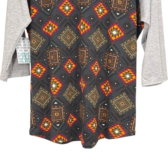 LuLaRoe Randy 3/4 Sleeve Pullover Stretch Top Size 2XL NWT - Picture 12 of 12